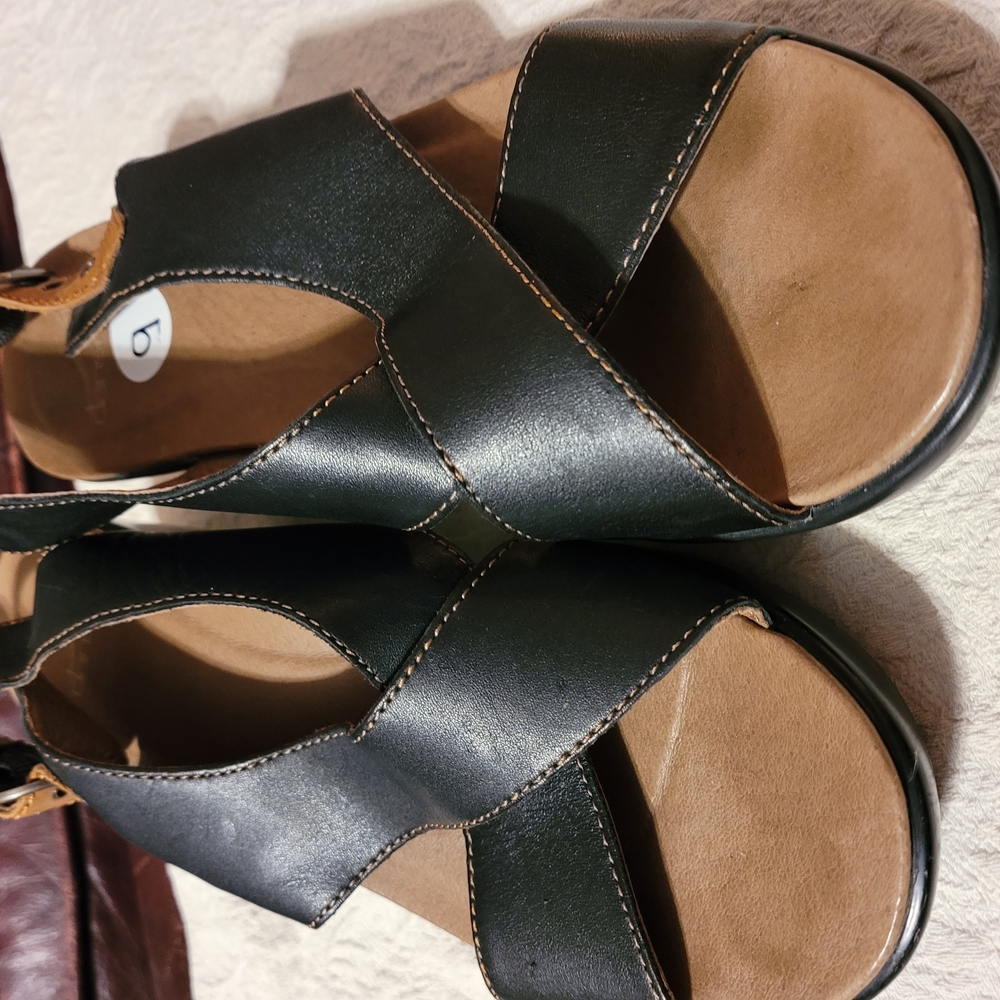 Dansko Black and Brown Women's Sandals size 40